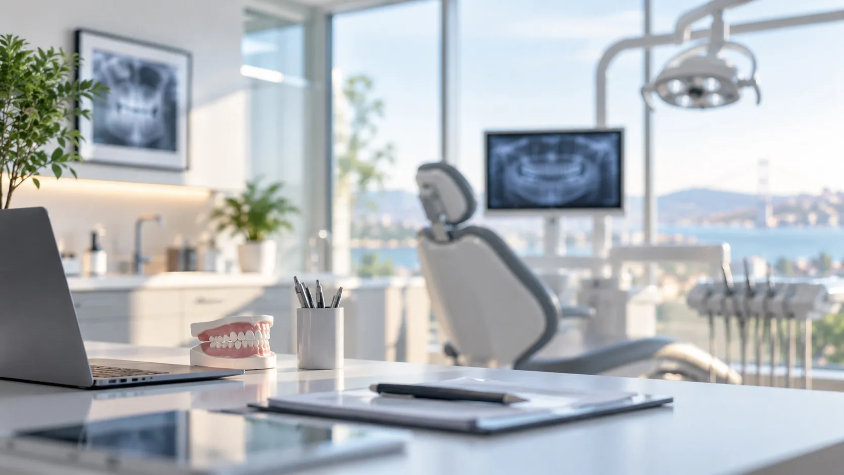 A patient discussing their treatment plan with a dental professional